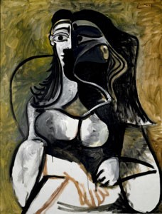 Woman in an Armchair (Jacqueline Roque Picasso)
