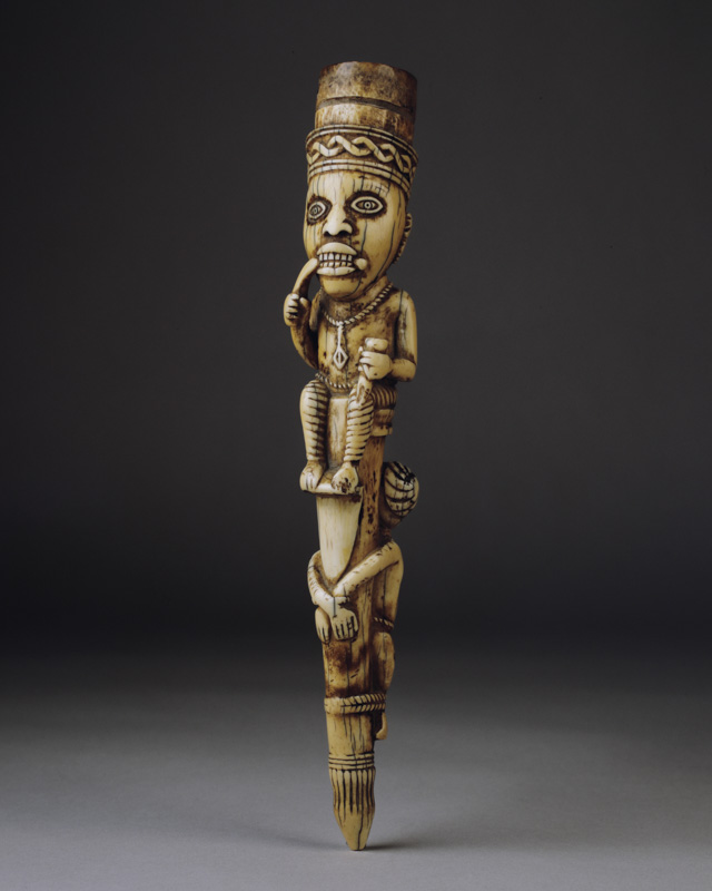 Sceptor with Seated Chief and Bound Prisoner