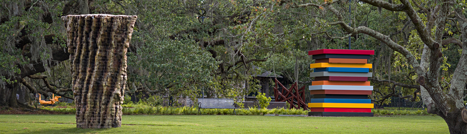 Stroll among more than 90 works of art in a picturesque Louisiana landscape.
