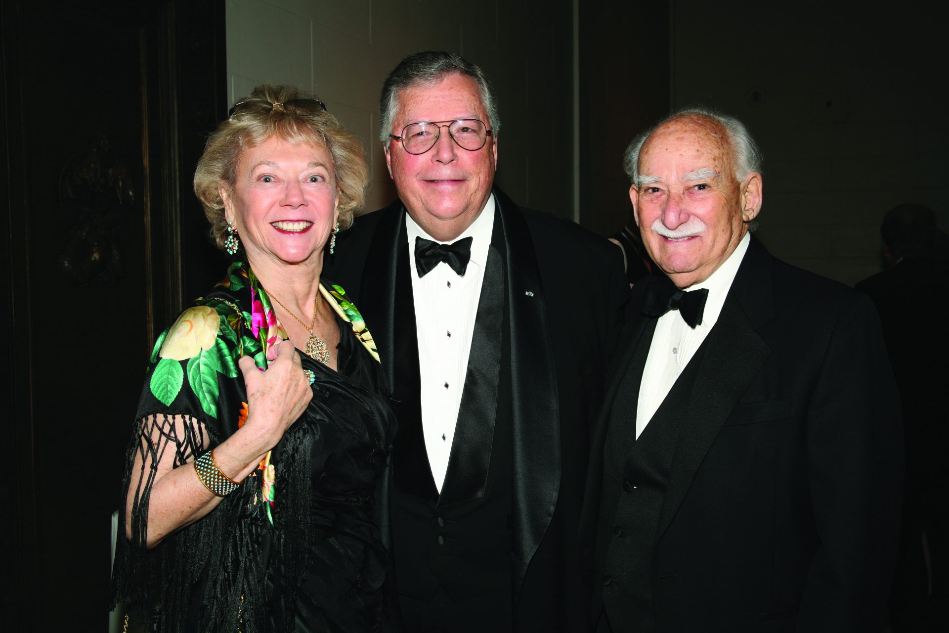 Walda Besthoff, NOMA Director Emeritus E. John Bullard, and Sydney Besthoff
